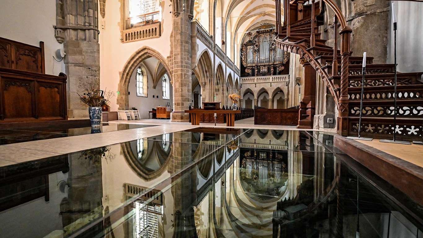 La cathédrale évangélique Sainte-Marie de Sibiu est un joyau de l'architecture médiévale