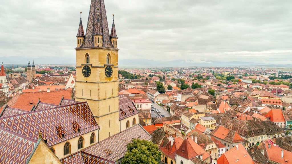 Sibiu-Fotografie-din-dronă-9 Catedrala Evanghelica 2024
